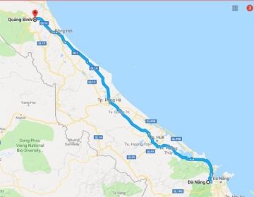 Vận chuyển hàng hóa từ Đà Nẵng đi Quảng Bình